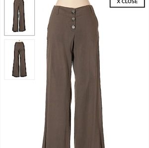Theory Linen Brown pants. Make an offer!